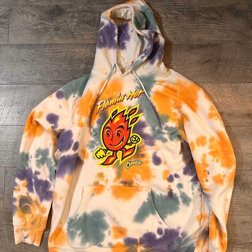 Flamin' Hot Tie-Dye Hoodie